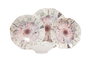 Hermia GBSNES24Y41001159 Vajilla de Porcelana de Lujo y Elegancia para 24 Personas, Apta para Lavavajillas y Microondas